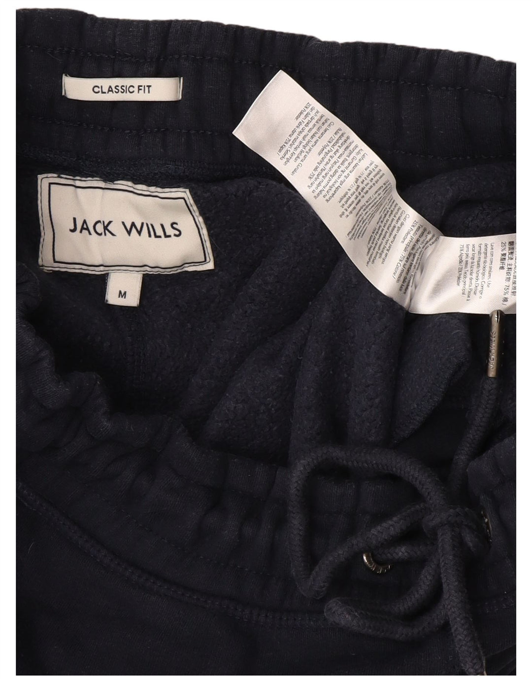 Jack Wills Hombre Pantalones De Chándal Con Gráfico Joggers Medium Azul Marino