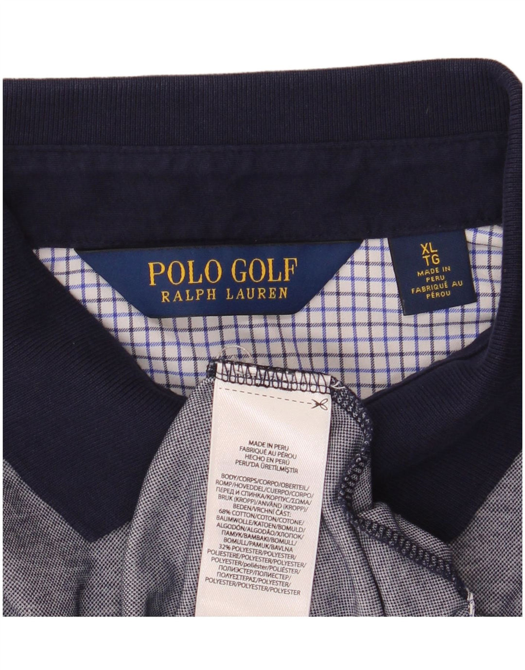 Polo Ralph Lauren Hombre XL Algodón Azul Marino
