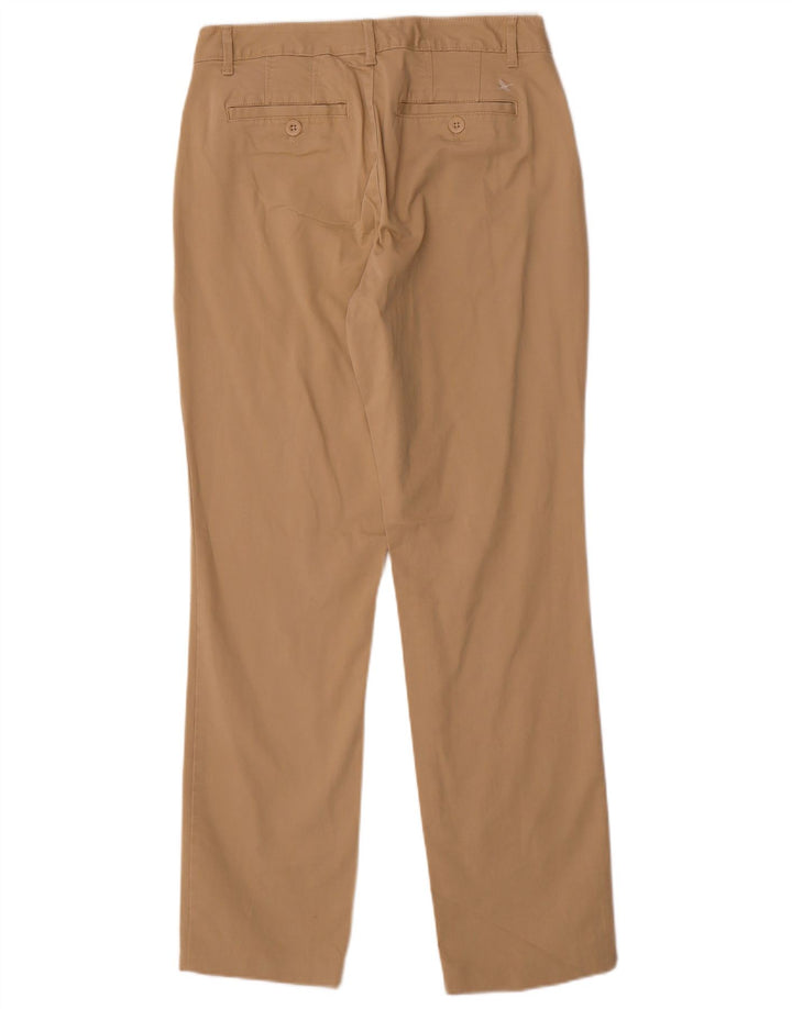EDDIE BAUER Pantalones casuales con curvas para mujer US 6 Medium W30 L30 Beige