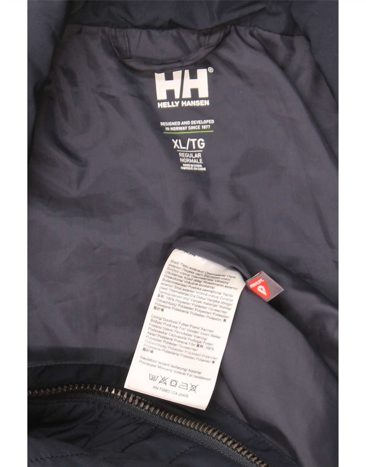 Helly Hansen Chaqueta acolchada gráfica para hombre UK 42 XL Poliéster azul marino