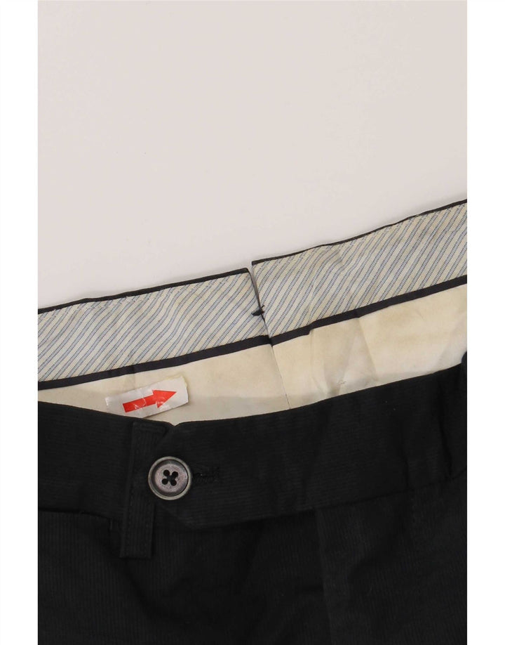 Massimo Dutti Pantalón Chino Regular Hombre Medium W31 L29 Azul Marino Algodón