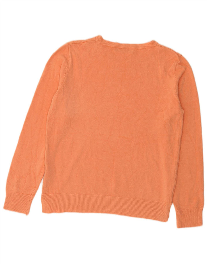Marks & Spencer Jersey de cuello redondo para mujer UK 40 Acrílico naranja mediano