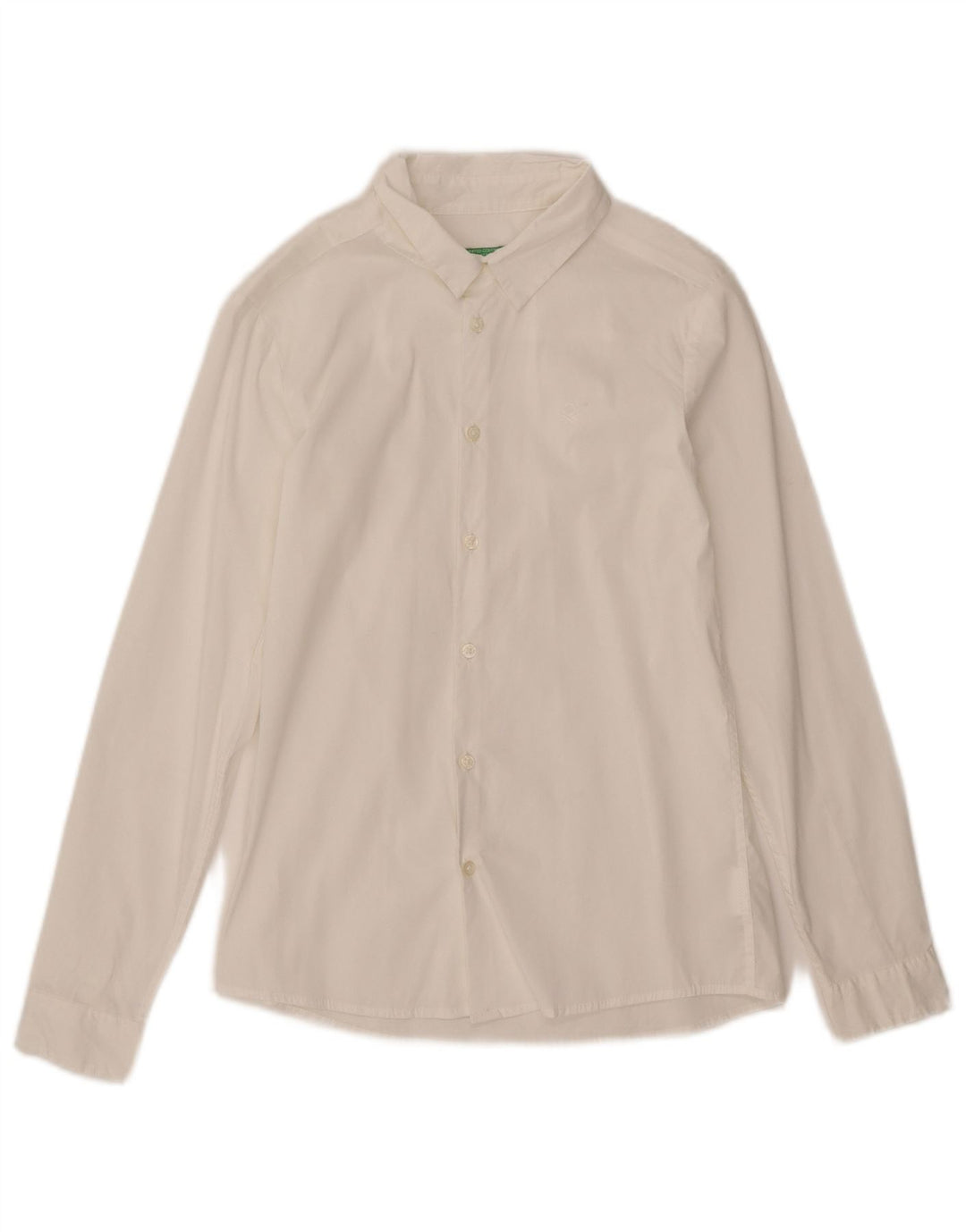 United Colors of Benetton Camisa Niño 10-11 Años XL Blanco Algodón