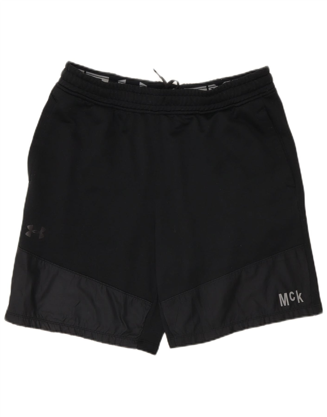Under Armour Pantalones cortos deportivos para hombre, talla grande, negro