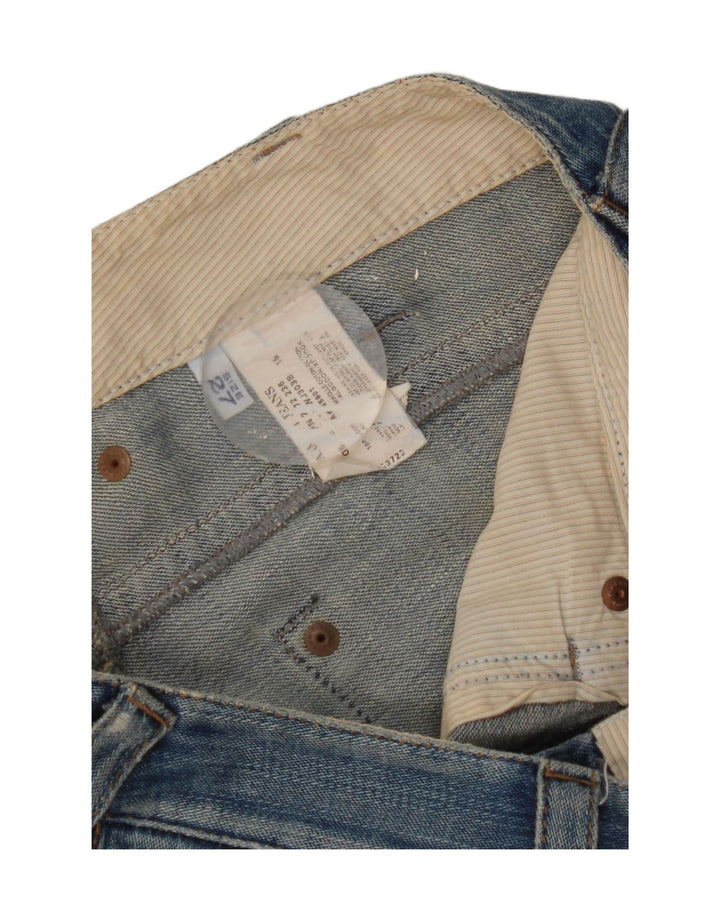 Jeans Armani Mujer Rectos W27 L31 Algodón Azul