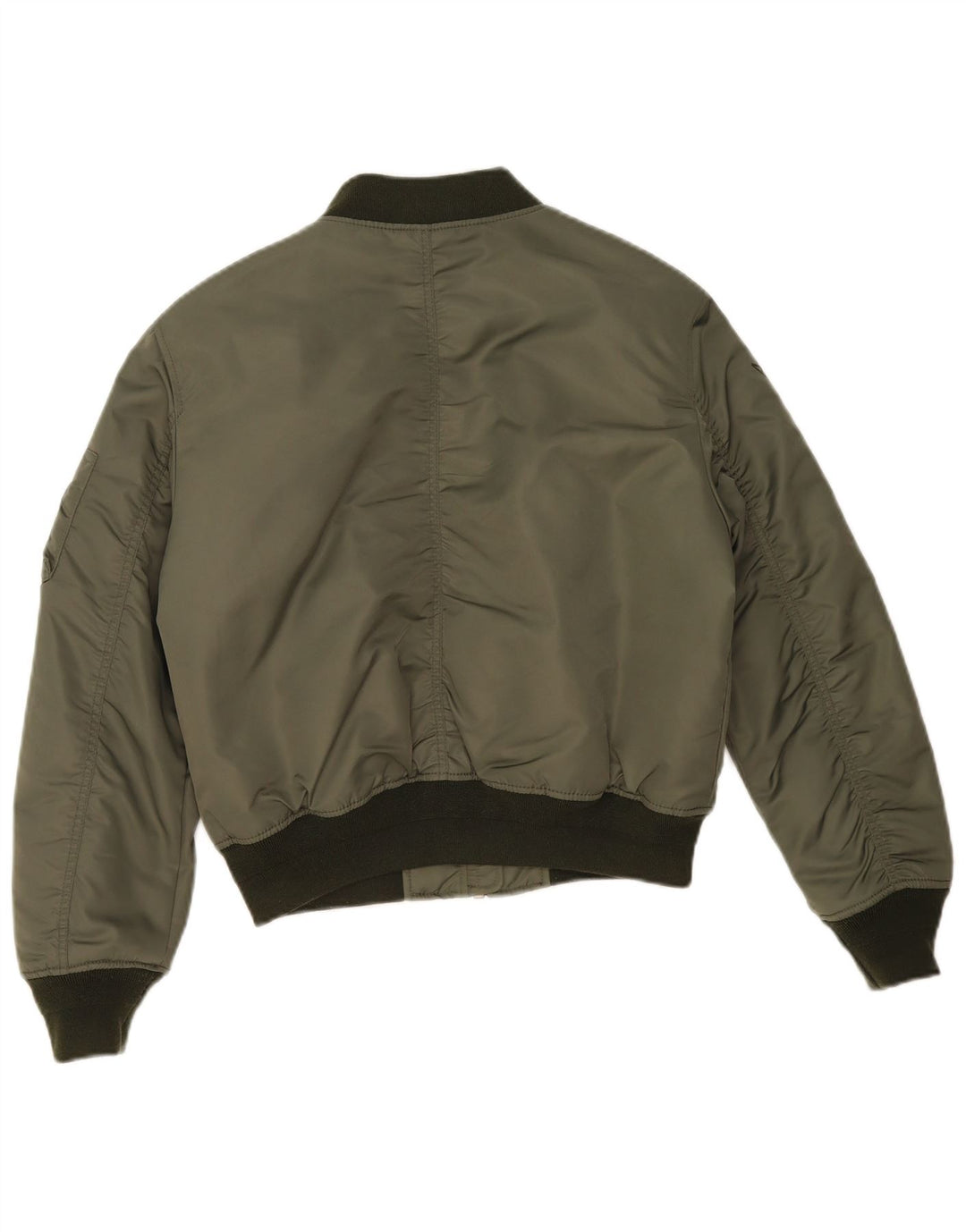 Superdry Chaqueta de Aviador Extragrande MA-1 para Mujer, Talla S, Color Caqui
