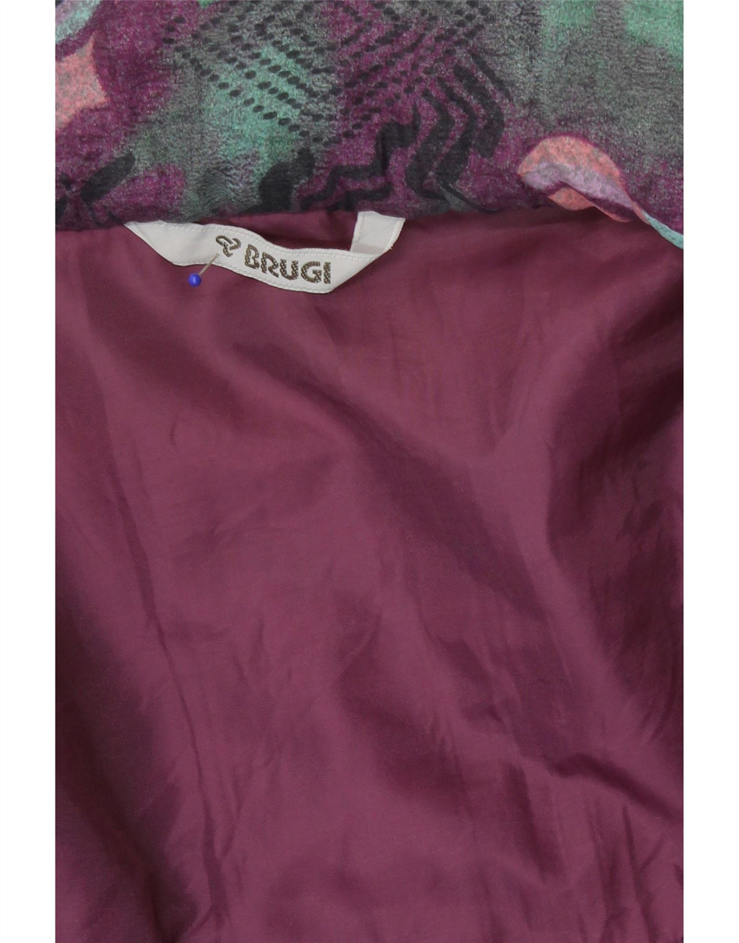 Brugi Chaqueta Cortavientos con Estampado Abstracto para Hombre UK 42 XL Multicolor