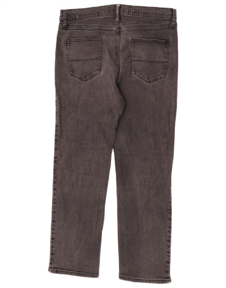 Marks & Spencer Vaqueros rectos para hombre W36 L31 Algodón gris