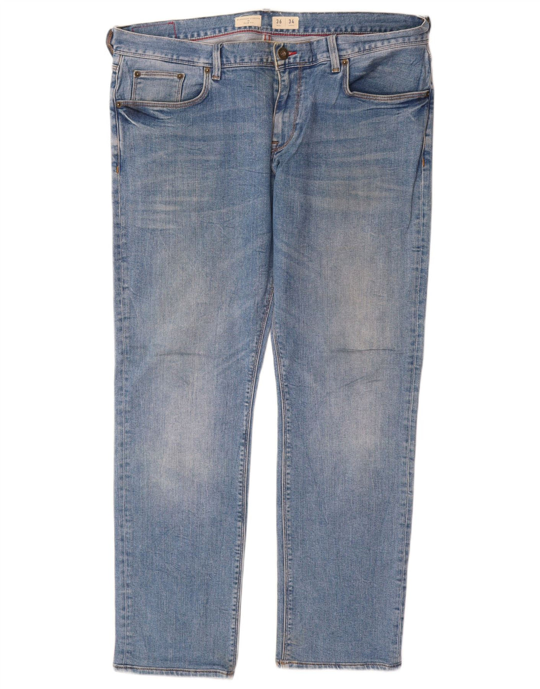 Tommy Hilfiger Vaqueros ajustados Bleecker para hombre W36 L30 Algodón azul