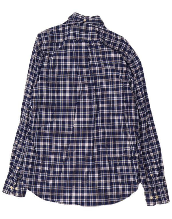Gant Camisa Madison Regular Fit De Algodón A Cuadros Azul Marino Grande Para Hombre