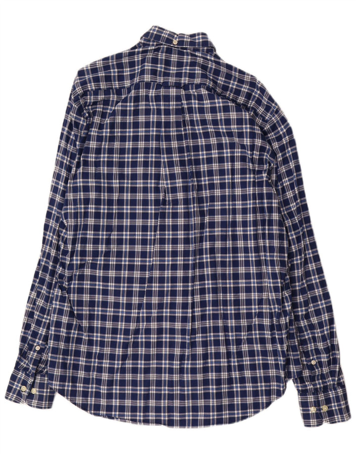 Gant Camisa Madison Regular Fit De Algodón A Cuadros Azul Marino Grande Para Hombre