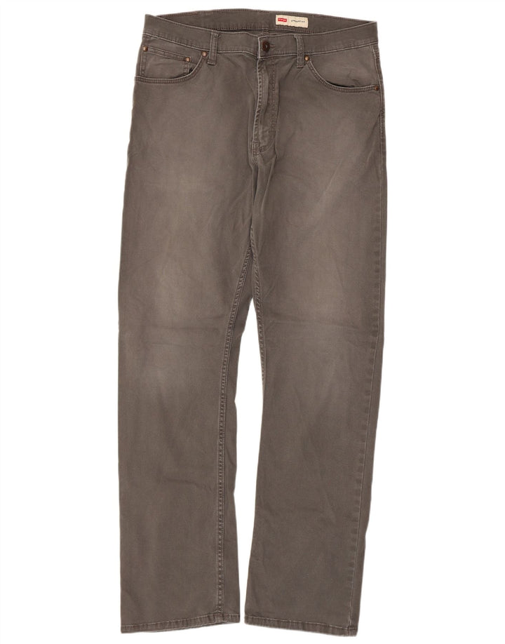 LEVI'S Pantalones casuales rectos para hombre W36 L32 Gris