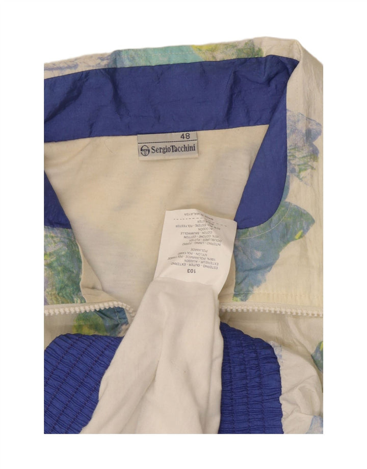 SERGIO TACCHINI Chaqueta de chándal extragrande para mujer IT 48 XL Blanco