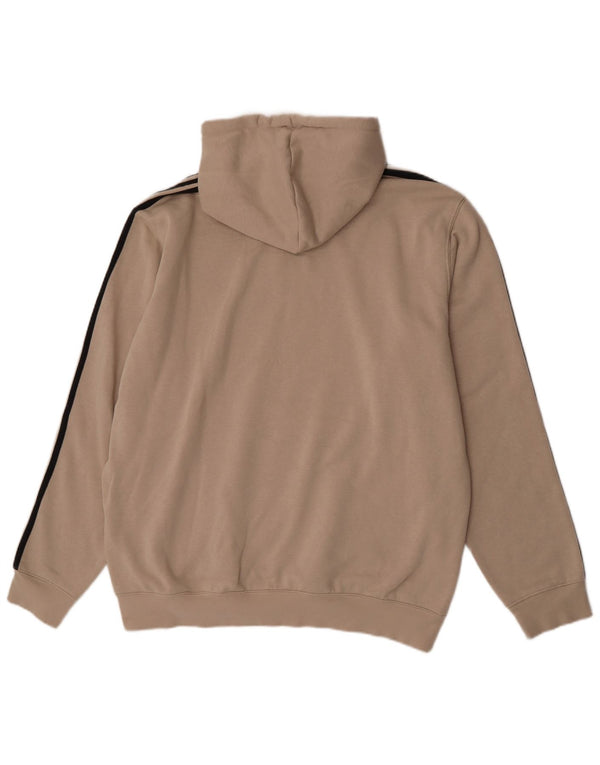 Adidas Hombre Sudadera Con Capucha Jumper XL Beige Algodón