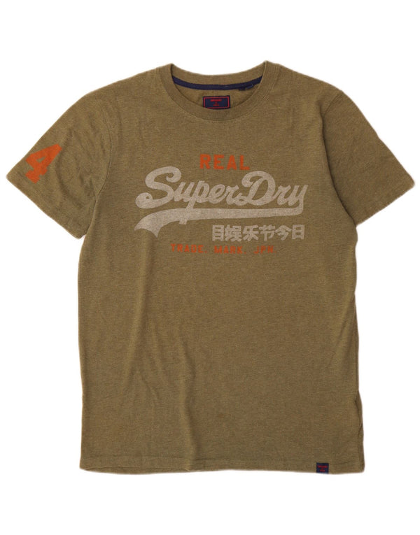 Superdry Camiseta Gráfica De Algodón Caqui Medio Para Hombre