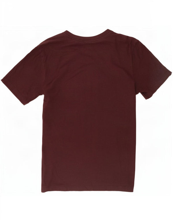 Nike Camiseta gráfica para hombre Top grande de algodón burdeos