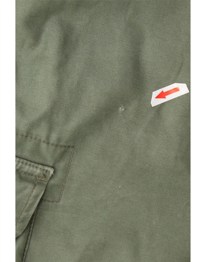 Mil-Tec Pantalones cortos cargo para hombre 2XL W42 Algodón verde