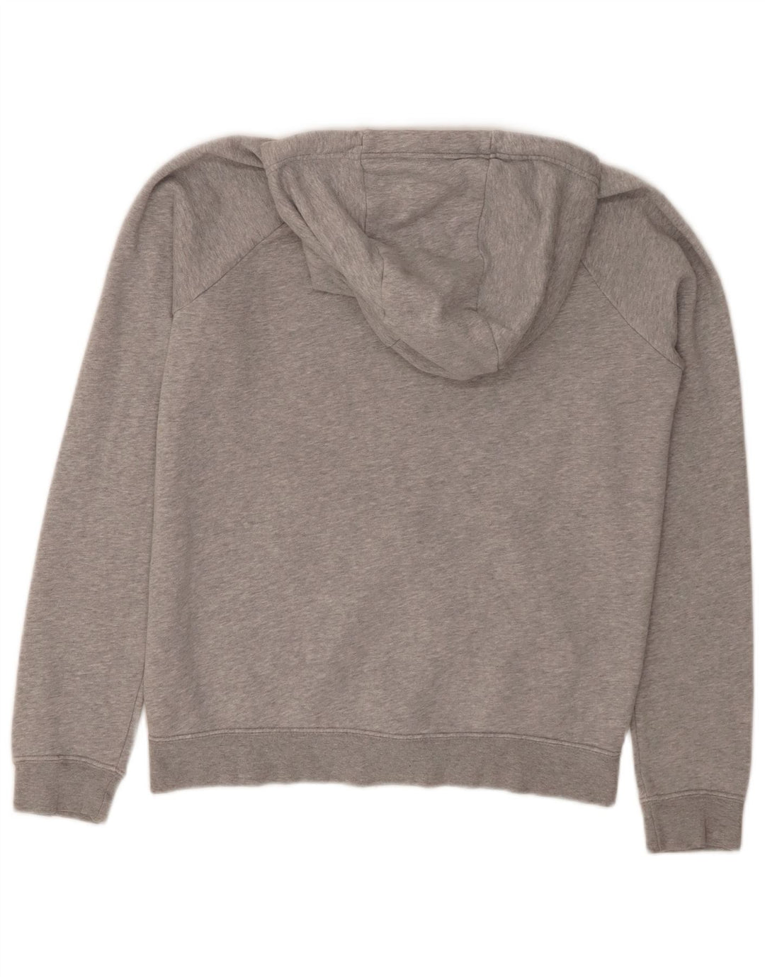 NIKE Sudadera con capucha y cremallera para hombre, talla pequeña, algodón moteado gris