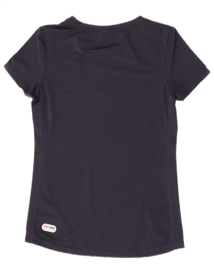 Arena Camiseta gráfica para mujer Top UK 10 Small Azul marino Poliéster