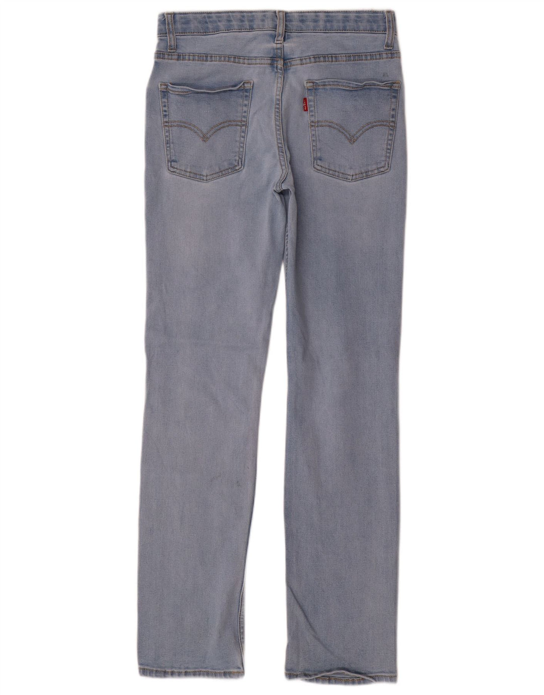 Levi's Boys 511 Vaqueros ajustados desgastados 15-16 años W28 L30 Algodón azul