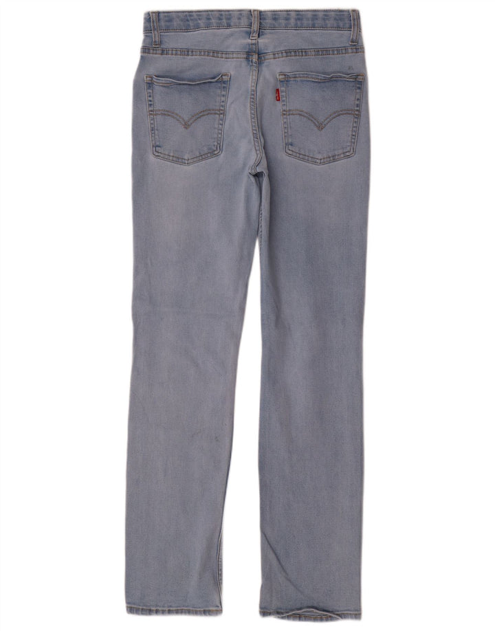 Levi's Boys 511 Vaqueros ajustados desgastados 15-16 años W28 L30 Algodón azul