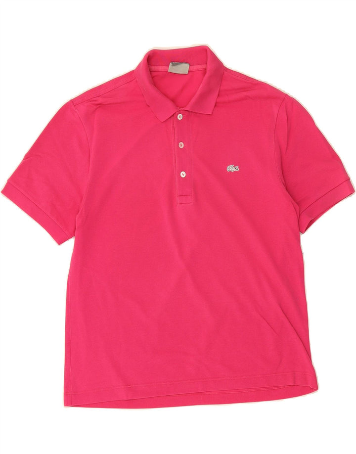 LACOSTE Mens Polo Shirt Size 4 Medium Pink Vintage Lacoste and Second-Hand Lacoste from Messina Hembry 