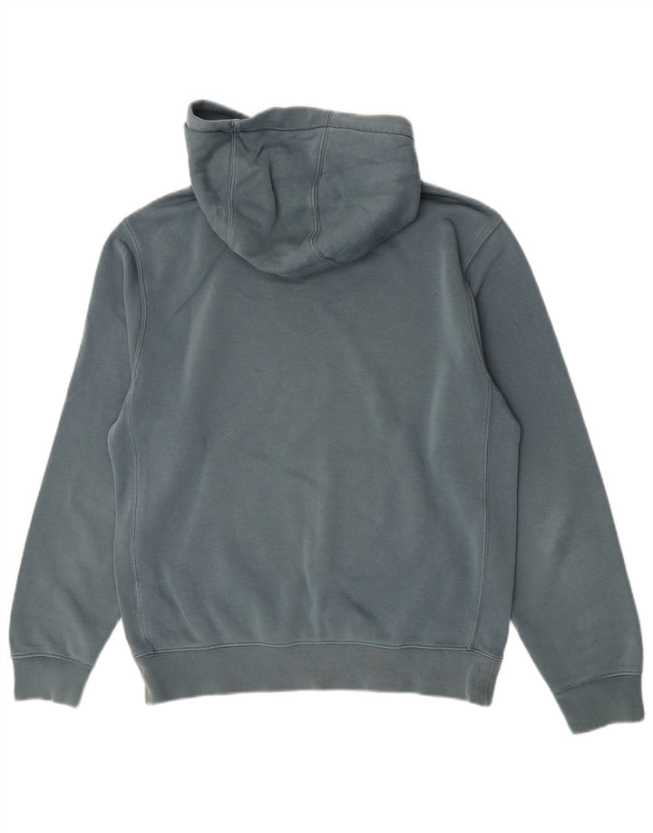 Nike Jersey con capucha para hombre, talla pequeña, algodón azul