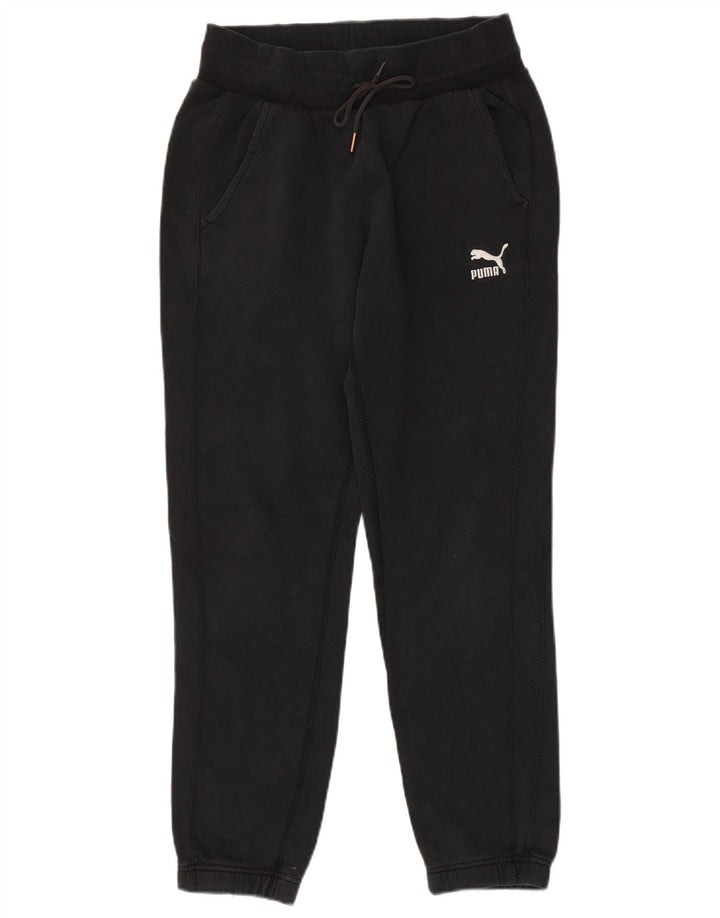 PUMA Pantalones de chándal para hombre Joggers Small Black Cotton