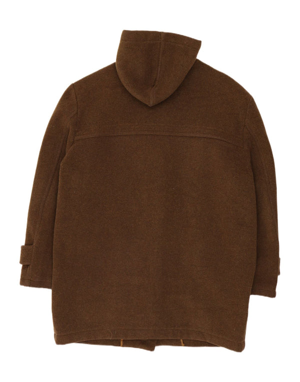 Trenca con capucha para mujer con cremallera UK 20 2XL Lana caqui