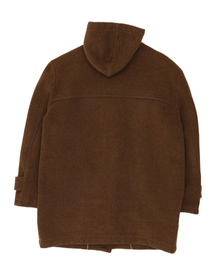 Trenca con capucha para mujer con cremallera UK 20 2XL Lana caqui