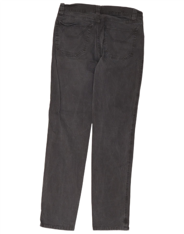 Jeckerson Vaqueros rectos para hombre W34 L33 Algodón gris