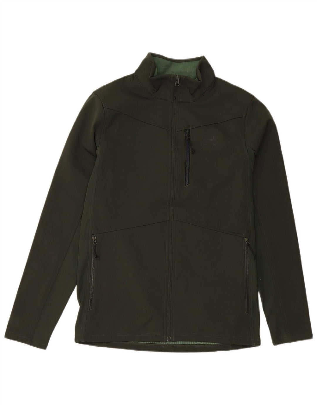 UNDER ARMOUR Chaqueta superior de chándal Cold Gear para hombre Poliéster caqui pequeño