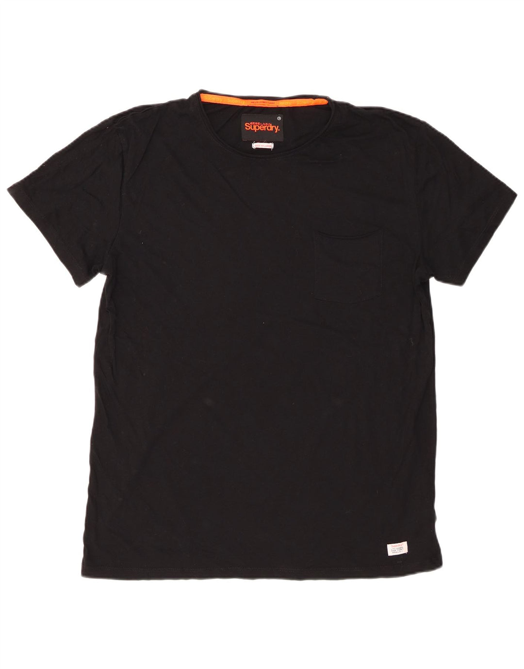 Superdry Camiseta para hombre Top 2XL Algodón negro