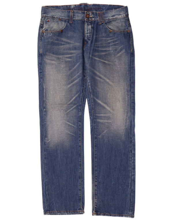 Tommy Hilfiger Vaqueros rectos para hombre W34 L34 Algodón azul