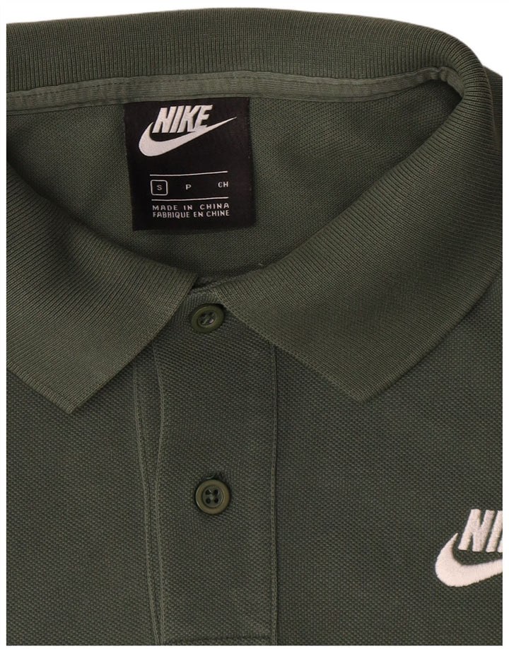 Polo Nike Hombre Pequeño Algodón Verde