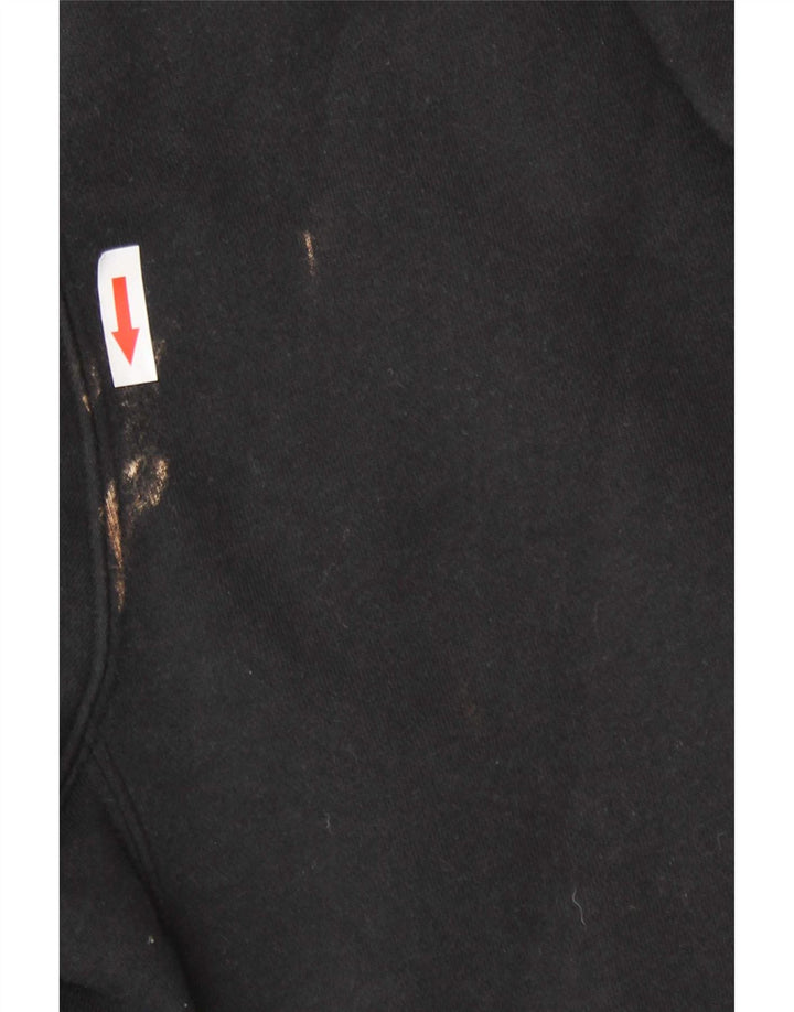 Nike - Sudadera con capucha y cremallera para hombre, tamaño mediano, algodón negro