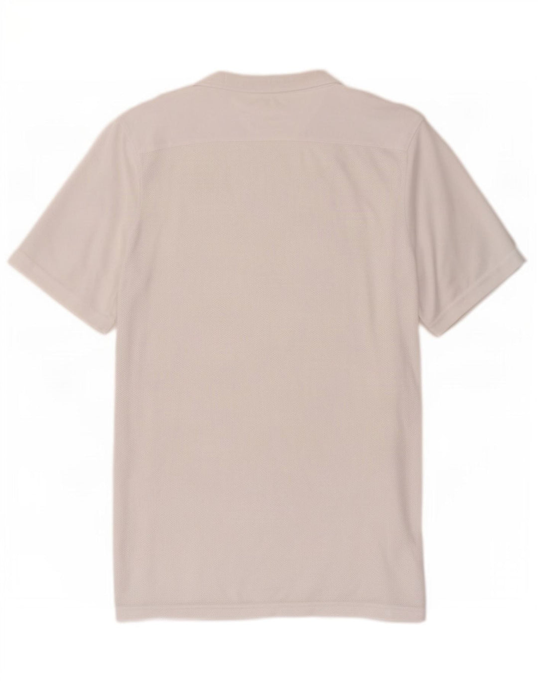 Camiseta Nike Dri Fit Slim para hombre, poliéster blanco mediano