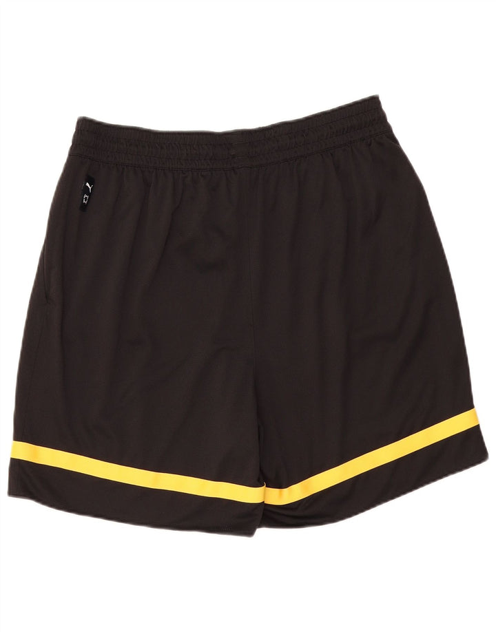 Puma - Pantalones cortos deportivos para hombre, talla grande, color negro