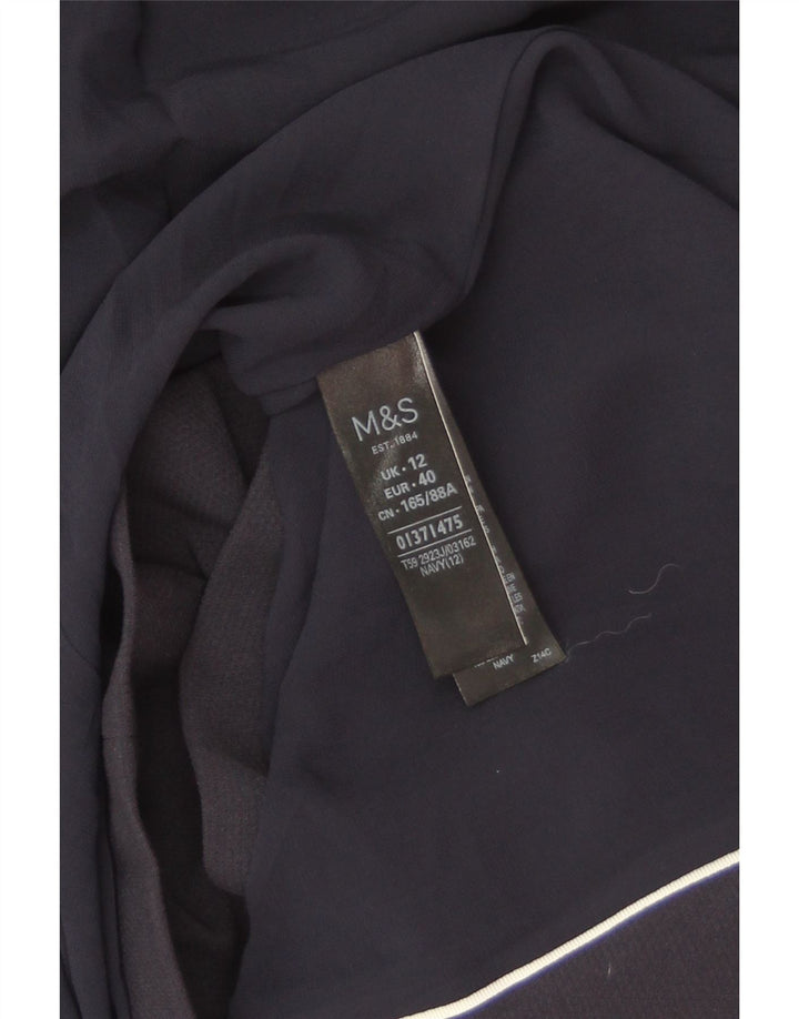 Marks & Spencer Chaqueta tipo blazer para mujer UK 40 Mediano Azul marino Poliéster