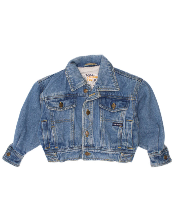 London Fog Chaqueta Vaquera Niña 2-3 Años Small Azul Algodón