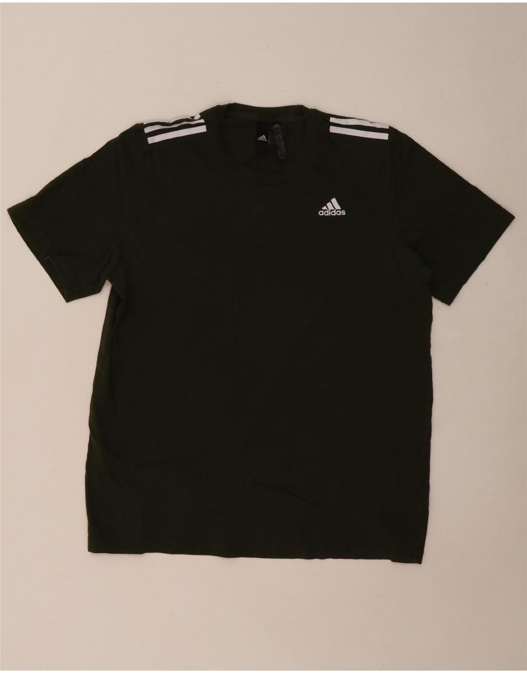 ADIDAS Camiseta Hombre Top Medium Caqui Algodón