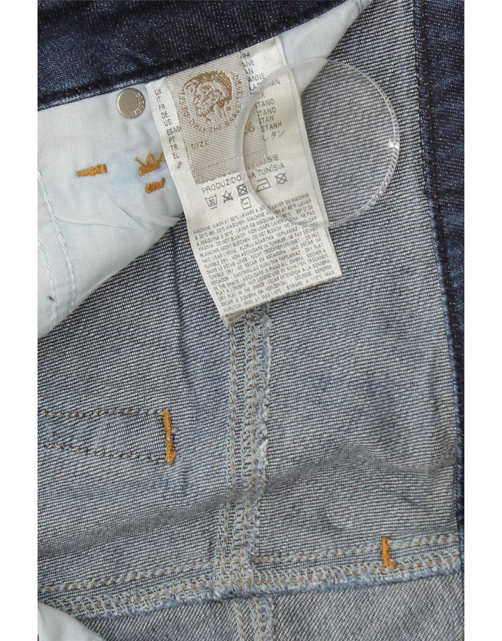 DIESEL Vaqueros Cropped Skinzee Banana W26 L24 Algodón Azul Mujer