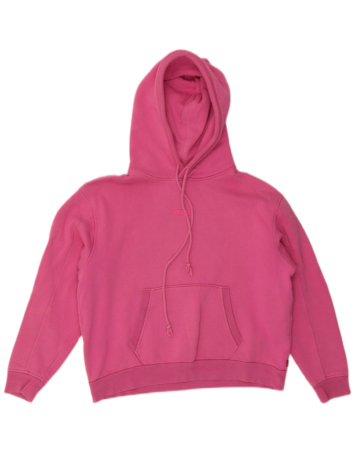 LEVI'S Jersey con capucha extragrande para mujer UK 6 XS Algodón rosa