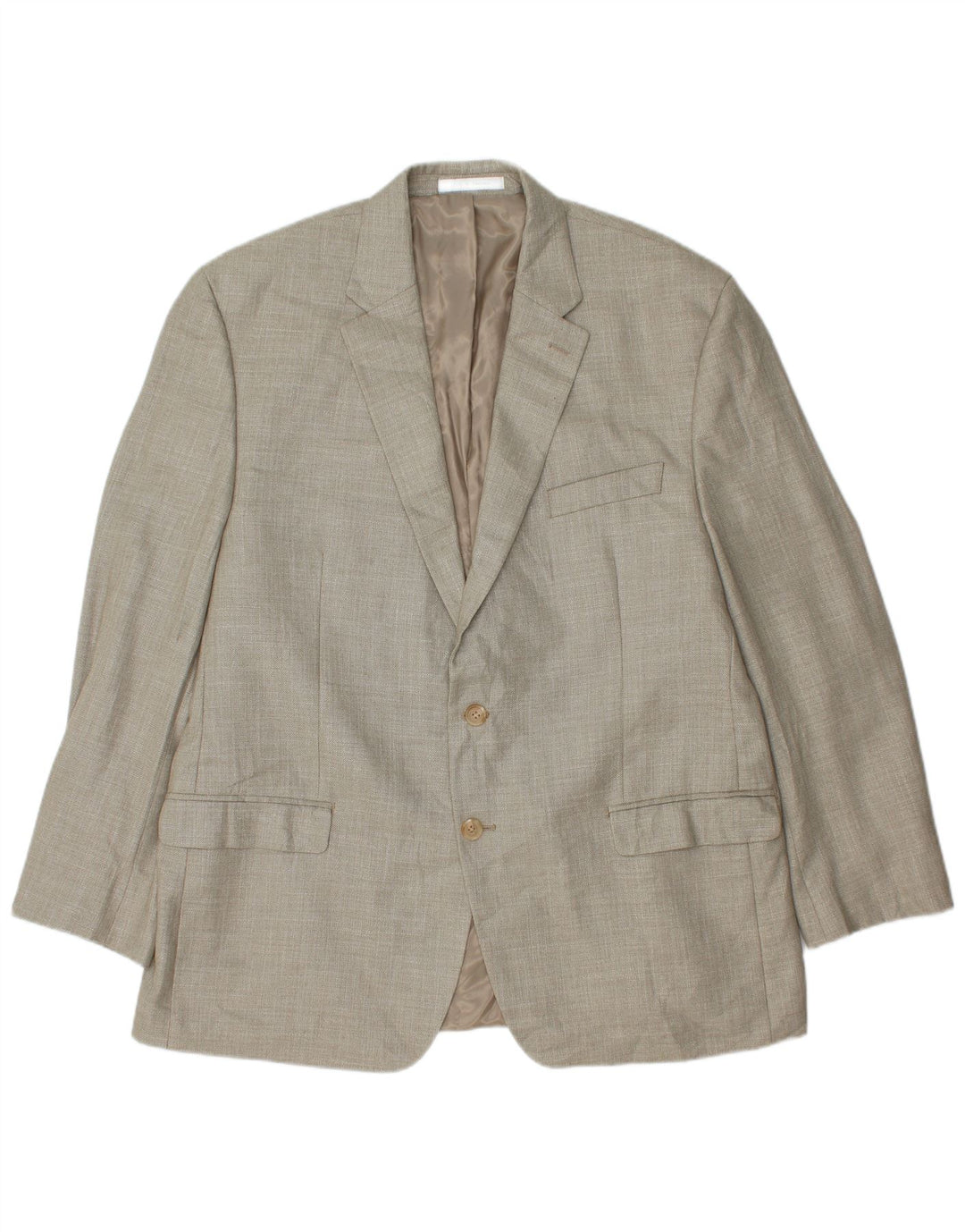 Ralph Lauren Chaqueta Blazer de 2 Botones para Hombre UK 46 2XL Poliéster Gris