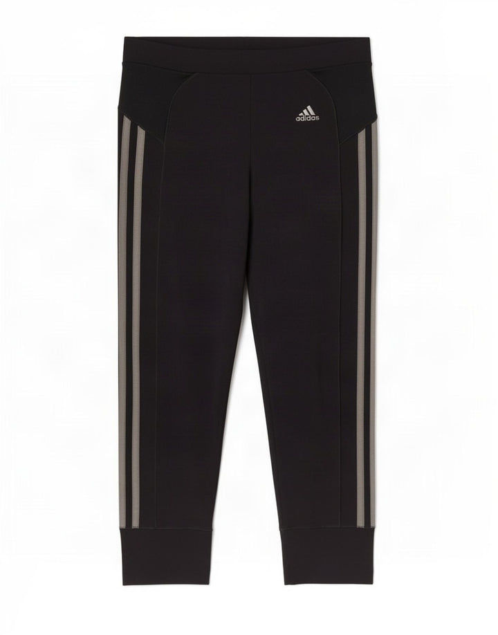 Adidas Leggings Capri para Mujer Reino Unido 8 Pequeño Poliéster Negro