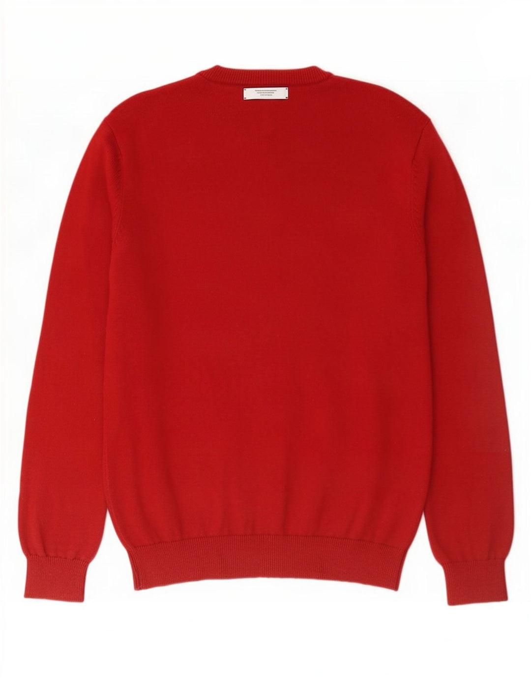 J. Crew Jersey con cuello en V para hombre de algodón rojo medio