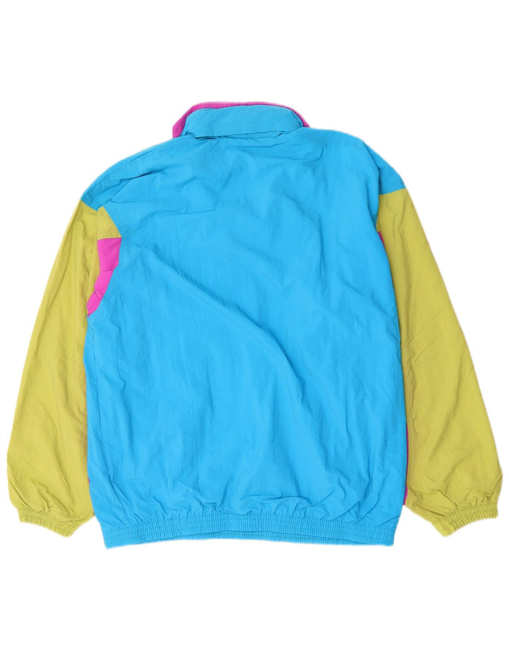 Dubin Hombre Jersey Chándal Top Chaqueta IT 52 Large Azul Colorblock