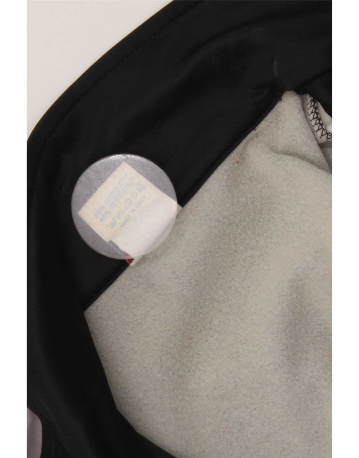 F.LLI Campagnolo Chaqueta de chándal para hombre UK 36 Small Black Colourblock
