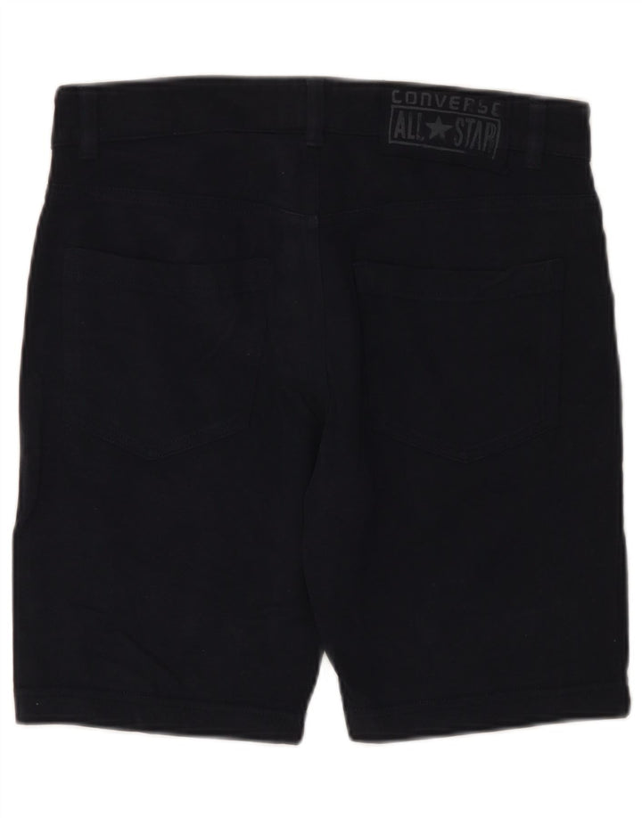 CONVERSE Pantalones cortos casuales para hombre pequeño W29 algodón azul marino