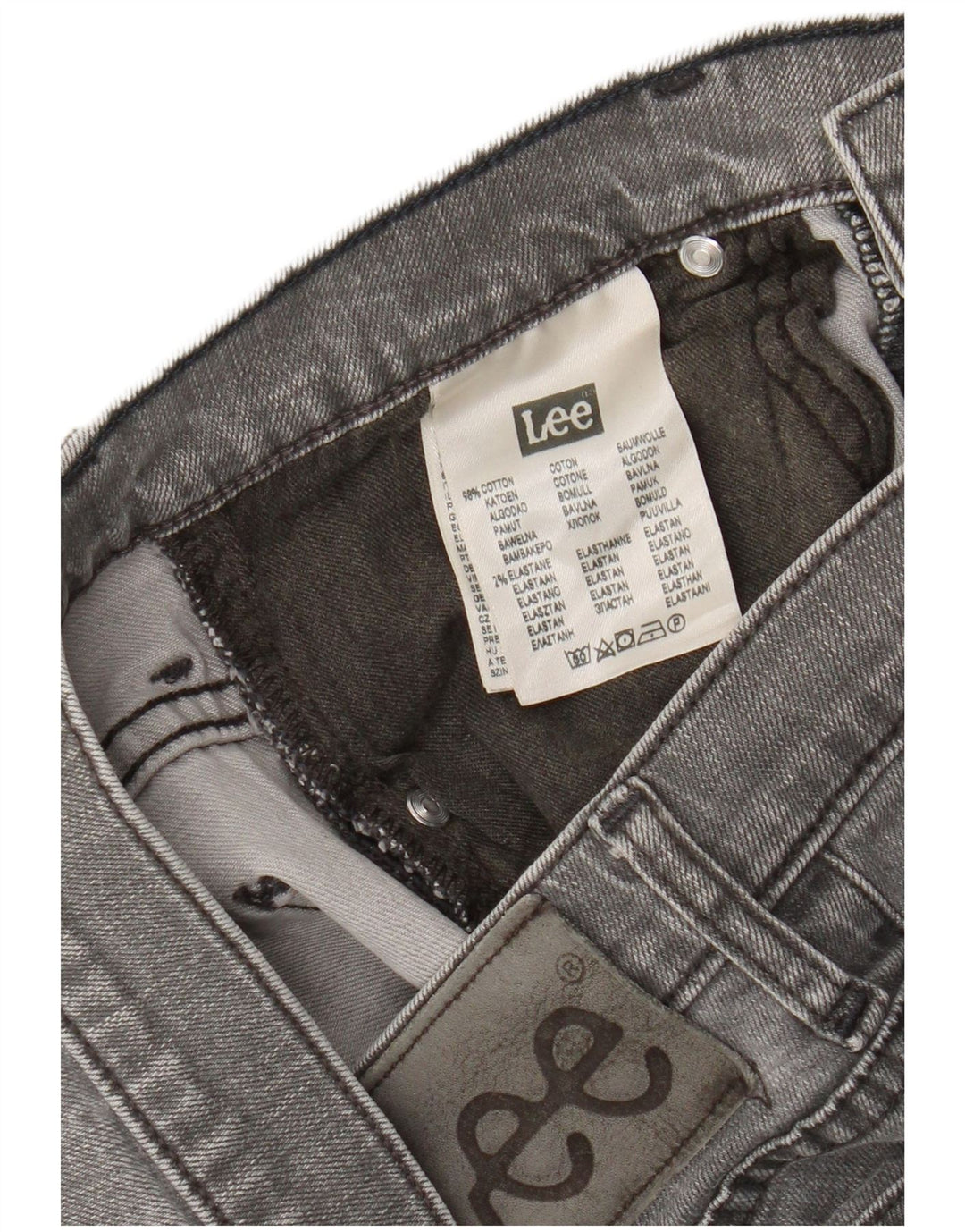 Lee Jeans Powell Slim para Hombre W31 L28 Algodón Gris